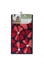 JVL Solemate® Hand Carved Posy Doormat 57 X 100 cm in Red - Size: 57 cm x 100 cm - thumbnail 6