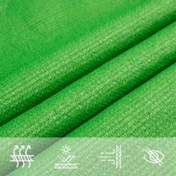 Berkfield Home Sunshade Sail 160 g/m ² Light Green 4.5x4.5x4.5 m HDPE - thumbnail 4