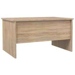 Berkfield Home Coffee Table Sonoma Oak 80x50x42.5 cm Engineered Wood in Light Tan - thumbnail 5