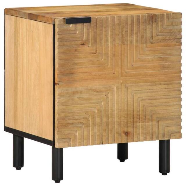 Berkfield Home Beautiful Bedside Cabinets 2 pcs Brown 40x33x46 cm Solid Wood Mango - Size: 40 x 33 x 46 cm - image 1
