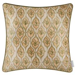 Voyage Maison Zephyr Printed Velvet Cushion in Beige - Size: 50 cm x 50 cm - thumbnail 2