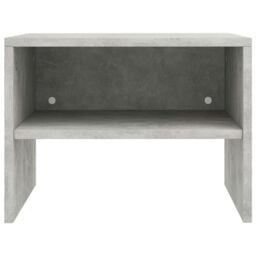 Berkfield Home Bedside Cabinet Concrete Grey 40x30x30 cm Engineered Wood - Size: 40 x 30 x 30 cm - thumbnail 4