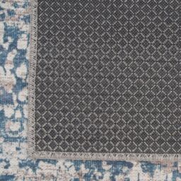 Kukoon 80x150cm Blue Abstract Washable Indoor Doormat Front Door Entrance Rug - Size: 80 cm x 150 cm - thumbnail 6