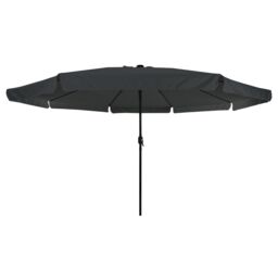 Berkfield Home Garden Parasol with LED Lights √∏395x245 cm Anthracite - Size: 395x245 cm - thumbnail 4