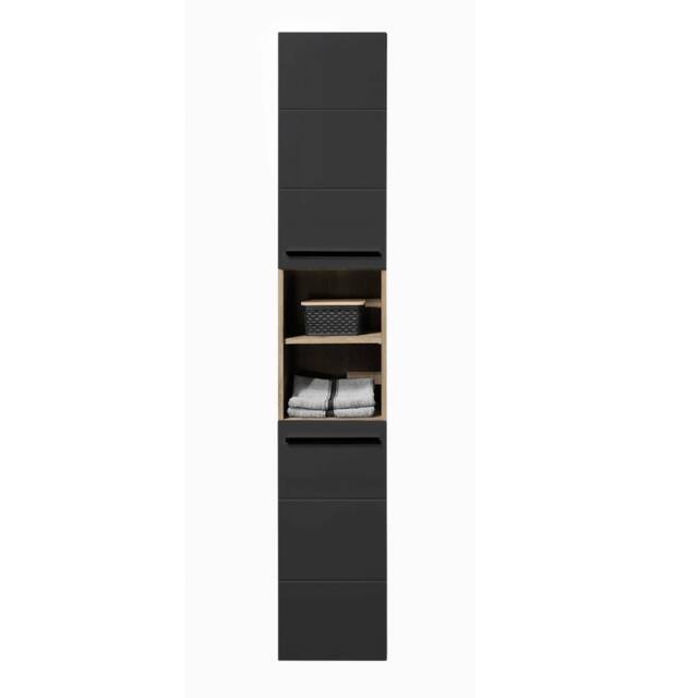 Cheshire Premium Summit Black Tall Cabinet - image 1