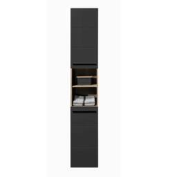 Cheshire Premium Summit Black Tall Cabinet - thumbnail 1