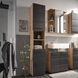 Cheshire Premium Summit Black Tall Cabinet - thumbnail 2