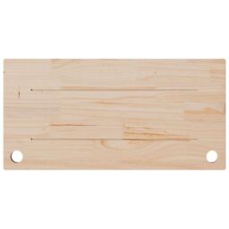 Berkfield Home Desk Top 80x40x2.5 cm Solid Wood Pine in Brown - thumbnail 4