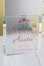 Personalised Memento Company Personalised One in a Million Crystal Token in Clear - thumbnail 4
