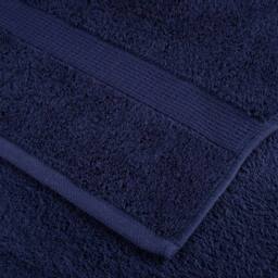 Berkfield Home Premium Towels SOLUND 2pcs Navy Blue 100x200cm 600gsm - thumbnail 6