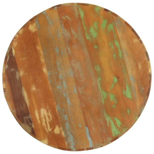 Berkfield Home Classic Coffee Table Ã˜65x31 cm Solid Reclaimed Wood - Size: 65x31 cm - image 1