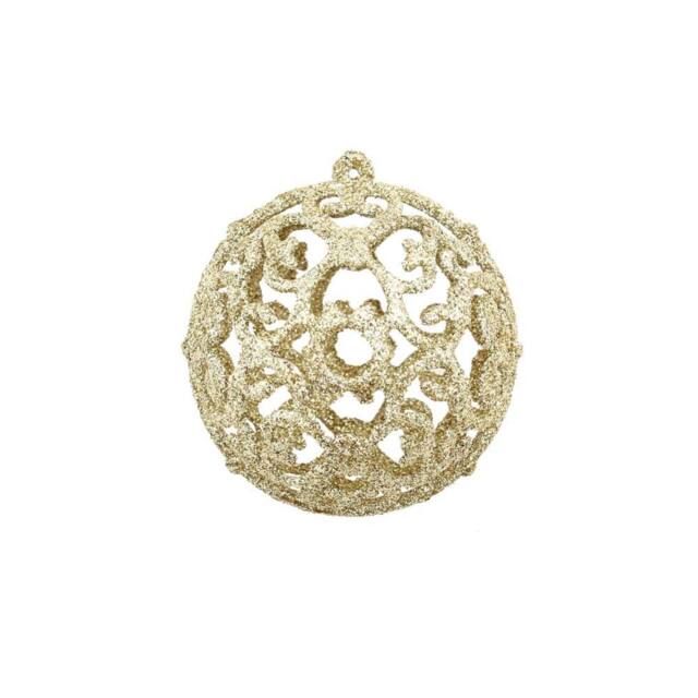 Berkfield Home Beautiful 100 Piece Christmas Ball Set 3/4/6 cm Gold - image 1