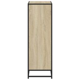 Berkfield Home Book Cabinet Sonoma Oak 60x35x107.5 cm Engineered Wood in Brown - thumbnail 5