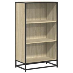Berkfield Home Book Cabinet Sonoma Oak 60x35x107.5 cm Engineered Wood in Brown - thumbnail 2