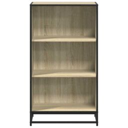 Berkfield Home Book Cabinet Sonoma Oak 60x35x107.5 cm Engineered Wood in Brown - thumbnail 4