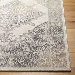 Livabliss Roma-Vintage Grey Brown Green Traditional Boho Living Dining Bedroom Rug in Light Brown - Size: 160 cm x 215 cm - thumbnail 5