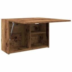 Berkfield Home Decorative Bathroom Wall Cabinet Old Wood 60x25x40 cm Engineered Wood in Brown - Size: 60 x 25 x 40 cm - thumbnail 5