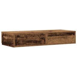 Berkfield Home Bed Drawers in Old Wood - 100x36.5x16.5 cm, Made from Engineered Wood in Brown - Size: 100x36.5x16.5 cm - thumbnail 8