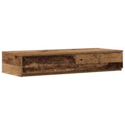 Berkfield Home Bed Drawers in Old Wood - 100x36.5x16.5 cm, Made from Engineered Wood in Brown - Size: 100x36.5x16.5 cm - thumbnail 2