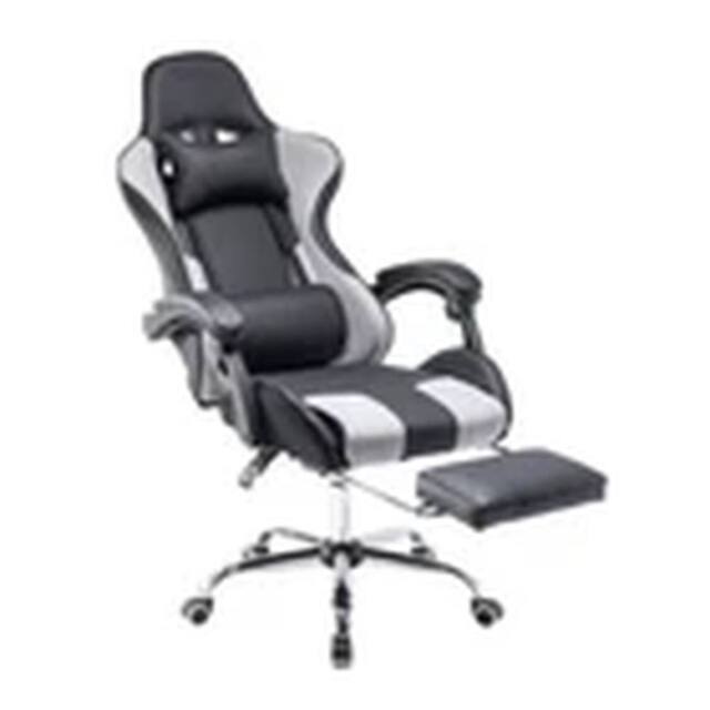 EONLION Gaming Chair Adjustable Ergonomic Gamer Home Office PC Desk Chair in Black - image 1