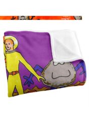 Jim Henson Signature Collection Spaceman Dancing Silky Touch Super Soft Throw Blanket 152 X 127 cm in White - thumbnail 3