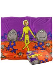 Jim Henson Signature Collection Spaceman Dancing Silky Touch Super Soft Throw Blanket 152 X 127 cm in White - thumbnail 2