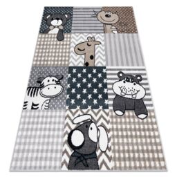 RugsX Fun Rug in Grey - Size: 160 cm x 220 cm - thumbnail 1