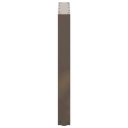 Berkfield Home Coffee Table Legs U-Shaped 3 pcs Natural Steel 70x(72-73) cm Steel in Brown - thumbnail 6
