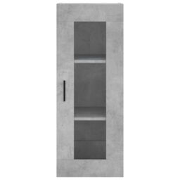 Berkfield Home Highboard Concrete Grey 34.5x34x180 cm Engineered Wood - thumbnail 6