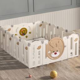 Dekko Kids Playpen Baby Safety Gate Toddler Play Game Toy Foldable Panels - thumbnail 1