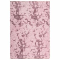 Berkfield Home Shaggy Rug High Pile NAVARRA Dusty Pink 200x290 cm Polyester - Size: Medium - thumbnail 2