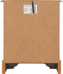 Seconique Stratford 3 Drawer Bedside in White - thumbnail 6
