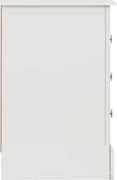 Seconique Stratford 3 Drawer Bedside in White - thumbnail 5