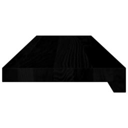 Berkfield Home Window Sills 2 pcs¬†Dark Brown 80x20x2 cm Solid Wood Oak - Size: Medium - thumbnail 5