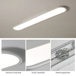 Garwarm 1-Light Led Flush Mount Ceiling Light White - thumbnail 6