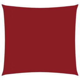 Berkfield Home Sunshade Sail Oxford Fabric Square 2x2 m Red - thumbnail 2