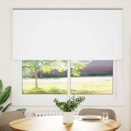 Berkfield Home Roller Blind Blackout White 160x150 cm Fabric Width 156.6 cm Polyester