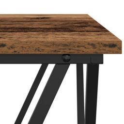 Berkfield Home Coffee Table Reclaimed Wood Metal, Wood Medium Sleek in Brown - thumbnail 7