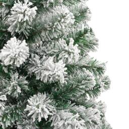 Berkfield Home Beautiful Artificial Hinged Christmas Tree with Flocked Snow 240 cm - thumbnail 5