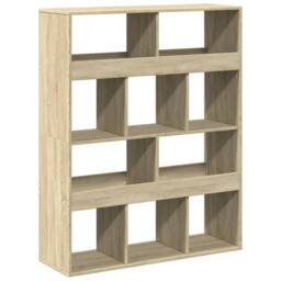 Berkfield Home Room Divider Sonoma Oak 100x33x125.5 cm Engineered Wood in Light Tan
