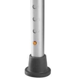 tectake Round Aluminum Shower Stool in White - thumbnail 3