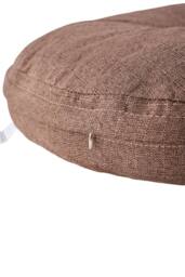 Living and Home Bohemian Style Detachable Round Floor Cushion in Brown - thumbnail 7