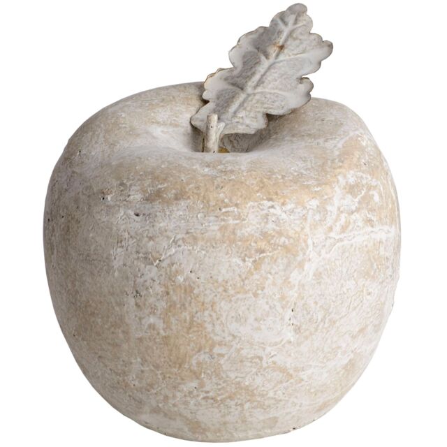 Hill Interiors Distressed Stone Apple in White