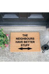 Artsy Mats Neighbours Have Better Stuff Doormat in Black - Size: 40 cm x 60 cm - thumbnail 3