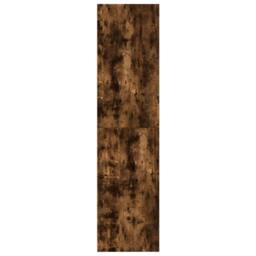 Berkfield Home Wardrobe Smoked Oak 100x50x200 cm Engineered Wood in Brown - Size: 100 x 50 x 200 cm - thumbnail 5
