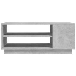 Berkfield Home Coffee Table Concrete Grey 102x55x43 cm Engineered Wood - Size: 102 x 55 x 43 cm - thumbnail 5