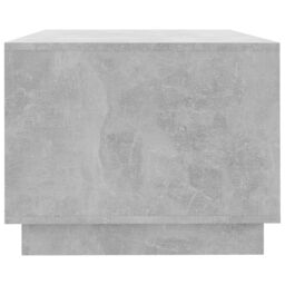 Berkfield Home Coffee Table Concrete Grey 102x55x43 cm Engineered Wood - Size: 102 x 55 x 43 cm - thumbnail 6