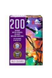 VFM e-Store 200 Outdoor LED Christmas Lights Battery Operated Coloured - thumbnail 1