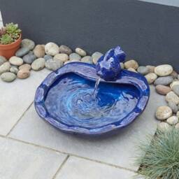 Garden Greatness Aqua Ceramic Fish Water Feature Fountain - Size: 1 Pack - thumbnail 2