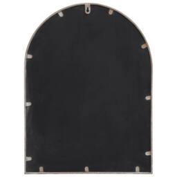 Berkfield Home Garden Mirror Sand 60x45 cm Iron for Outdoor Use in Cream - thumbnail 4